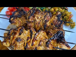 How to Grill Chicken Kebobs | Oven Grilled Chicken Skewers | Perfect JUICY CHICKEN KEBOBS