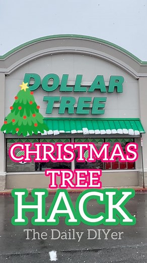 559K views · 2K reactions | ✨EASY DIY Dollar Tree Christmas Tree HACK! Follow The Daily DIYer for more ideas! #dollartree #dollarstore #dollartreechristmas #dollartreehack #dollartreediy #dollartreefinds #dollartreecommunity #dollartreeobsessed #dollartreeshopping #dollartreehaul #ChristmasDIY #diy #christmastree #craft #christmasdecor #thedailydiyer | The Daily DIYer | Facebook