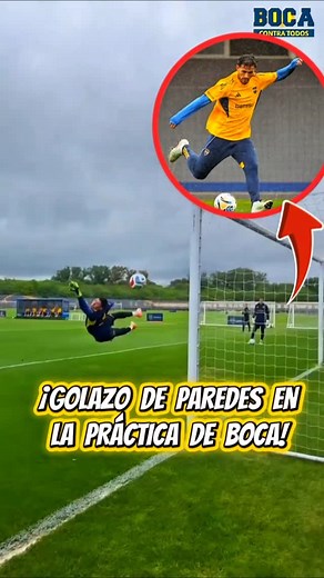 251K views · 16K reactions | ¡GOLAZO DE PAREDES EN LA PRÁCTICA DE BOCA!  El capitán Xeneize la clavó en un ángulo desde afuera del área ante un Leandro Brey que no pudo hacer nada 5️⃣ #Boca ya se entrena pensando el superclásico del domingo en La Bombonera, donde buscará sellar la clasificación a la próxima Copa Libertadores  | Boca Contra Todos | Facebook