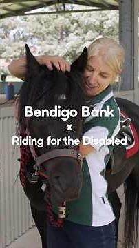 Meet Bendy the horse | Bendigo Bank x Riding for the Disabled