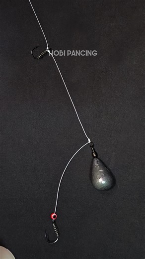 Learn how to tie a simple and effective 2-hook bottom fishing rig with a feeder. Perfect for feeder fishing beginners targeting bream, carp, or other bottom feeders. Step-by-step knot tutorial! #fishing #fishingknots #tutorial #viralreelsシ #viralvideoシ #bottomfishing #hobipancing | Hobi Pancing Fishing Knots