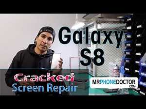 Samsung Galaxy S8 Cracked Front Screen Repair Without Disassembling
