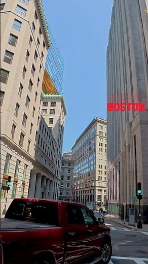 Driving Through Boston MA Downtown 🚗| Massachusetts City Tour 🌆| Relaxing City Drive in 4K 🛣️