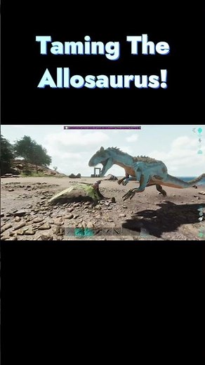 ALLOSAURUS TAMING MADE EASY - Step by Step #ark #guide #tutorial