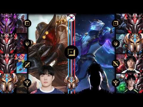 MVP ★ KRX Rich Jhin 8/3/8 vs Bard NIP Zhuo ⚔️ Challenger S16 KR ⚔️ High Noon Jhin Gameplay