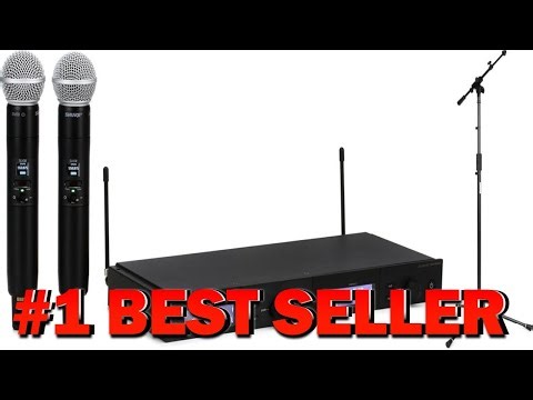 Shure SLXD24D SM58 Digital Wireless Dual Handheld Microphone System G58 Band with Tripo - B0F24Y9TMC