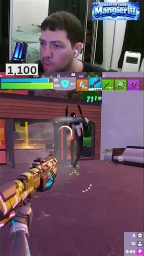 He Came so FAST! | #shorts #fortnite #fortniteclips #gameplay #mangieriii #epicpartner