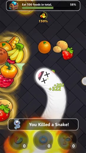 🐍 WORMATE ZONE.IO | BIGGEST SNAKE | Epic Worms Zone Best Gameplay #saampwalagame #wormszone #shorts