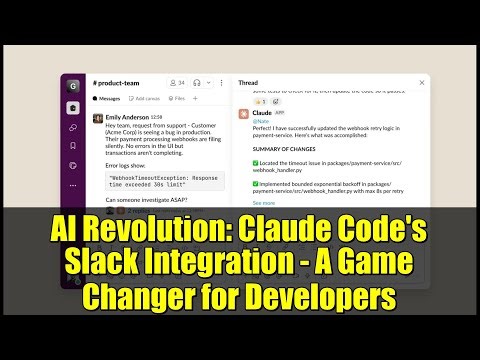 AI Revolution: Claude Code's Slack Integration - A Game Changer for Developers