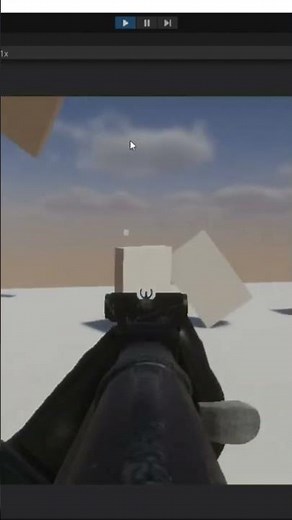FPS game base in Unity #shorts #unity #fps #gamedev