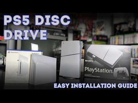 Installing a disc drive on the 30th Anniversary Edition PS5 Console