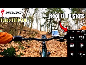 SPECIALIZED TURBO TERO 3.0 eMTB - Hill Climbing POV in TURBO Mode & Real Time Stats