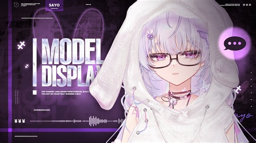 【Live2d模型展示】阴湿女大也想做被人喜欢的虚拟网■！Model Display