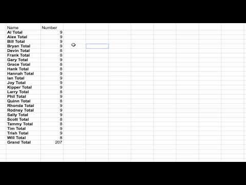 Tutorial: How to use and export subtotals in Excel