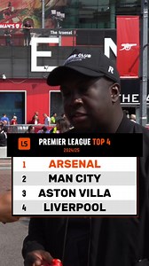 We asked Arsenal fans for their top four predictions 📊🔴👀 | LiveScore