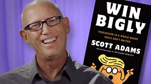 47K views · 120 reactions | Dilbert cartoonist-turned-political-prognosticator Scott Adams talks about "master persuaders" and winning arguments in a "world where facts don't matter." | Reason Magazine | Facebook
