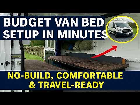 Budget Van BED Setup in Minutes | No-Build, Comfortable & Travel-Ready | Easy, Simple Cozy Sleeping
