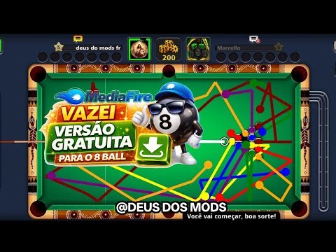 VAZEI NOVO MOD 8 BALL POOL HACK DE MIRA INFINITA E TABELA INFINITA 100%ATUALIZADO 2026