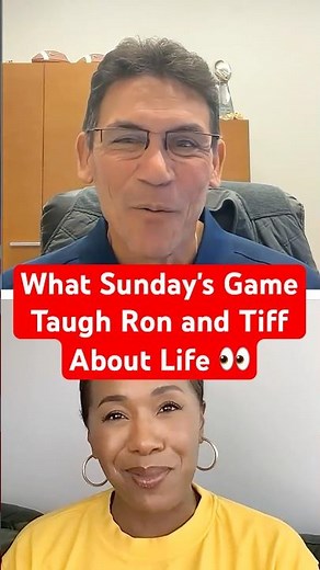 What Sunday's Game Taught Ron and Tiff About Life 👀
