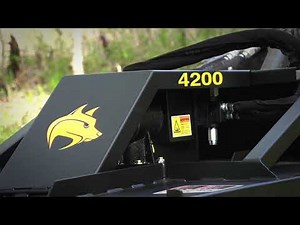 Brush Wolf 4200 | compact brush cutter mower for mini skid steers