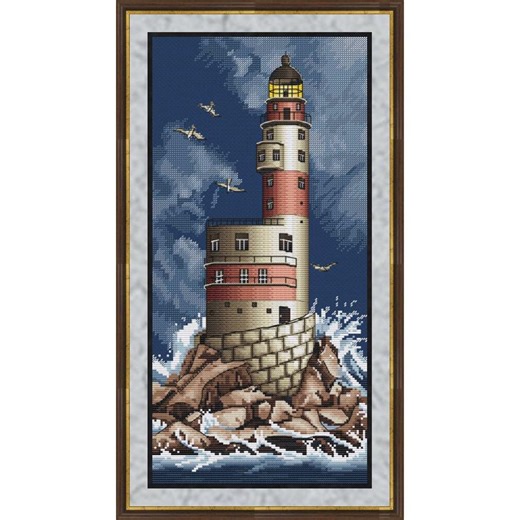 Lighthouse Cross Stitch Pattern Sea Download PDF - Etsy
