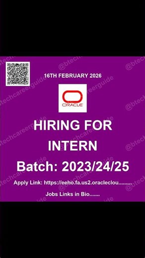 oracle intern