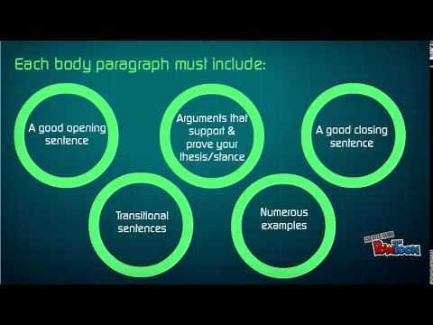 How to write a Comparison & Contrast essay