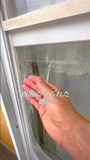 ☀️網戸がボロボロになったので張り替えよ#diy