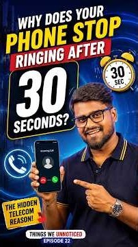 Why Does Your Phone Stop Ringing After 30 Seconds? 📱⏱️ #facts