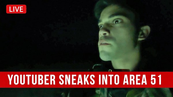 YouTuber sneaks into Area 51 (2025 footage)