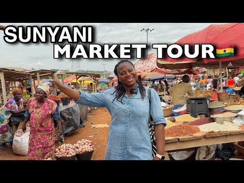 Rural AFRICAN Market Sunyani| West Africa, Wednesday Market Tour|A Walk Trough The Vibrant Market🇬🇭