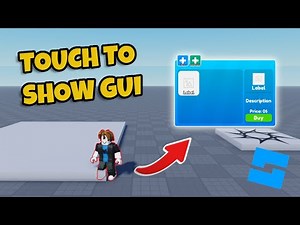 How to Make Touch Part to Show GUI!🙉 Roblox Studio Tutorial