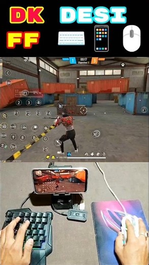 FF Gaming Keyboard | ⌨️ 🖱📱M1 Pro Ku Gamer #freefire #m1pro #kugamer #keyboardmousefreefire