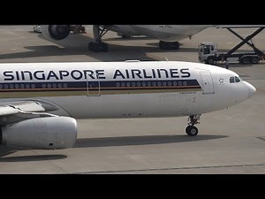 Singapore Airlines Airbus A330-300 9V-STJ Pushback [HND/RJTT]