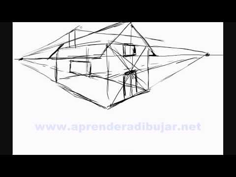 Dessin de maison en perspective - Comment Dessiner