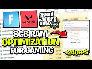I Optimized 8GB RAM to Get Maximum Performance For GAMING! - Optimize 8GB RAM