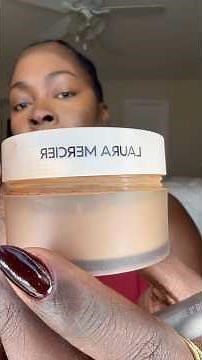 The best setting powder application #darkskinmakeup #makeuptutorial #settingpowder