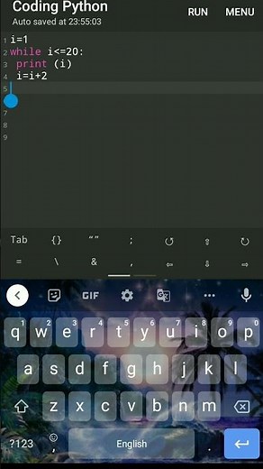 Program to print first 10 odd numbers in python using while loop