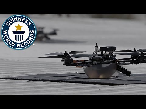 100 drones in flight - Guinness World Records