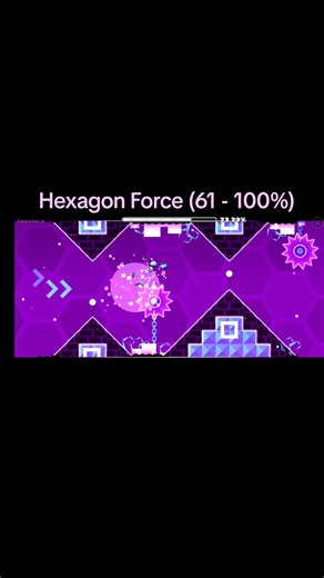 Geometry Dash - Hexagon Force (61 - 100%) I'm currently grinding Electrodynamix, Geometrical Dominator, and Hexagon Force #geometrydash #gd #easydemon #hexagonforce #insane