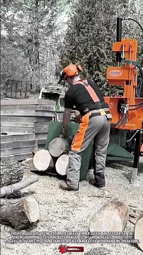 Heavy-Duty Forestry Tool: Hydraulic Log Lifter for Safer Wood Handling