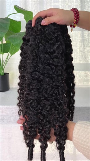 Thick from top to tip- full- bodied hair you’ll love. 🍀🍀🍀 #fyp #quickweave #humanhair #foryoupage❤️❤️ #burmese