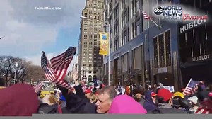 46K views · 1.4K reactions | PRO-TRUMP MARCHES: Supporters of Donald J. Trump gathered outside of Trump Tower in New York City to show their support for the president. Saturday's #March4Trump demonstrations held across the country are intended to show unity in the face of what organizers call "a seditious fringe" aiming to sabotage his vision for the country. abcn.ws/2mqm61R | ABC World News Tonight with David Muir | Facebook