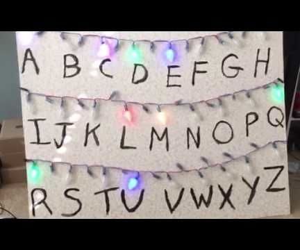 Stranger Things: Alphabet Wall