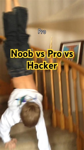 NOOB vs PRO vs HACKER handstand edition #olympicgymnast #viralvideo #gymnasticsvideos #handstand