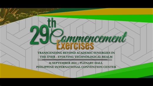 𝗣𝗔𝗥𝗔𝗧𝗜𝗡𝗚 𝗡𝗔 𝗧𝗔𝗬𝗢 𝗦𝗔 𝗘𝗫𝗖𝗜𝗧𝗜𝗡𝗚 𝗣𝗔𝗥𝗧! As we go near the graduation, take a look at the venue for Pateros Technological College's 𝟐𝟗𝐭𝐡 𝐂𝐨𝐦𝐦𝐞𝐧𝐜𝐞𝐦𝐞𝐧𝐭 𝐄𝐱𝐞𝐫𝐜𝐢𝐬𝐞𝐬 with the theme, "𝐓𝐑𝐀𝐍𝐒𝐂𝐄𝐍𝐃𝐈𝐍𝐆 𝐁𝐄𝐘𝐎𝐍𝐃 𝐀𝐂𝐀𝐃𝐄𝐌𝐈𝐂 𝐒𝐘𝐍𝐄𝐑𝐆𝐈𝐄𝐒 𝐈𝐍 𝐓𝐇𝐄 𝐄𝐕𝐄𝐑-𝐄𝐕𝐎𝐋𝐕𝐈𝐍𝐆 𝐓𝐄𝐂𝐇𝐍𝐎𝐋𝐎𝐆𝐈𝐂𝐀𝐋 𝐑𝐄𝐀𝐋𝐌" See you on September 16, 2024 at Philippine International Convention Center Plenary Hall, mga Ka-Itik! Let's transcend and ev