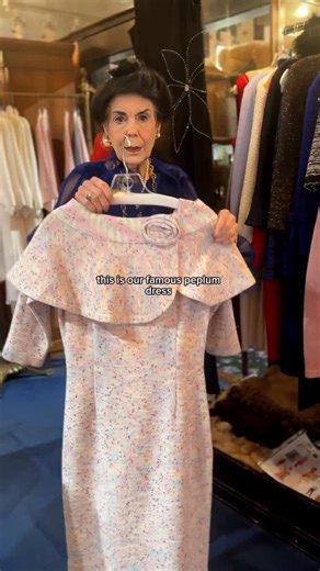 Yvonne Lafleur New Orleans on Instagram: "THE FAMOUS PEPLUM DRESS in a new colorful tweedy fabric that comes with a capelet or peplum - can be used as either! Available in suits or dresses懶 Digital Marketing: @visuelleagency #yvonnelafleur #neworleans #boutiqueowner #southernstyle #nolaboutique #nola #peplumdress #dress #knit #knitwear #boutique"