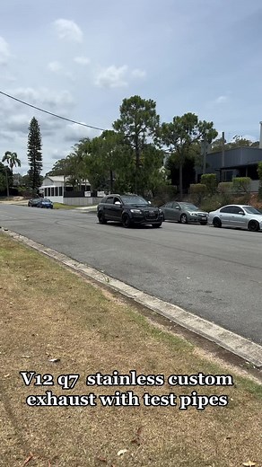 Custom Stainless Exhaust Upgrade for V12 Audi Q7