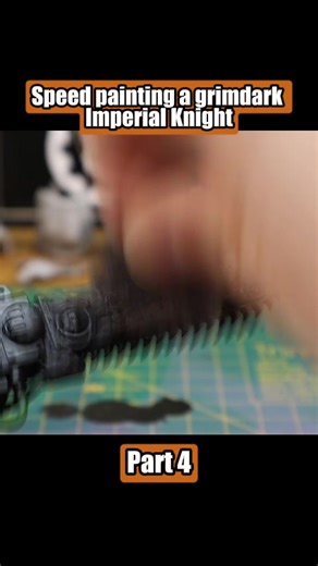 Speed Painting a Grimdark Imperial Knight Tutorial