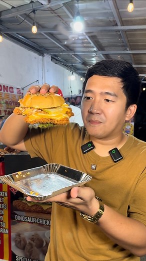 Dinosaur Burger na naka Unli Buns, Gulay and Sauce #KaFoodtrip | Ka FoodTrip